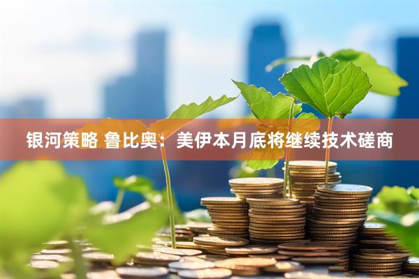 银河策略 鲁比奥：美伊本月底将继续技术磋商